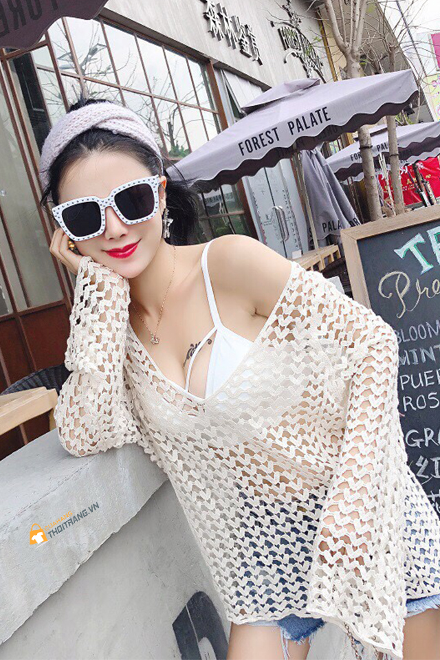 Áo lưới đi biển