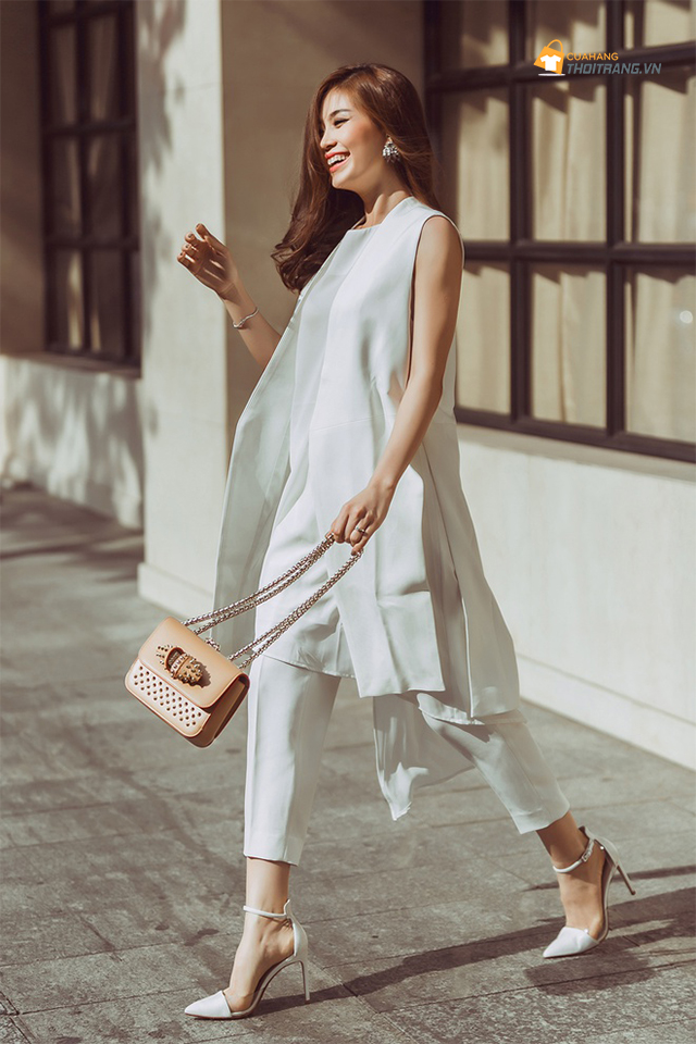Áo vest sát nách cá tính cho nàng công sở