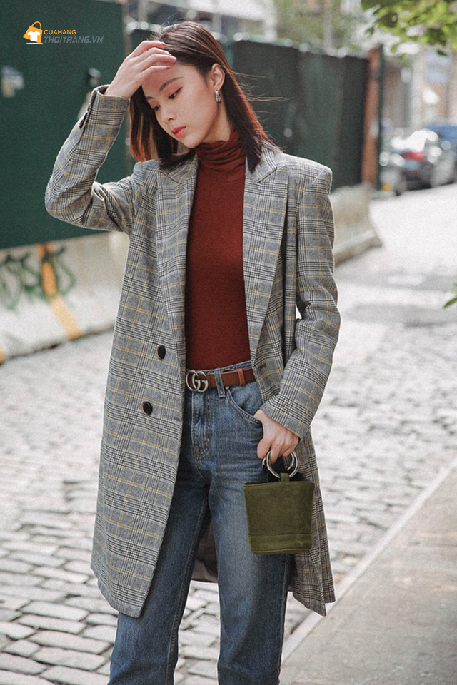 Blazer đậm phong cách menswear
