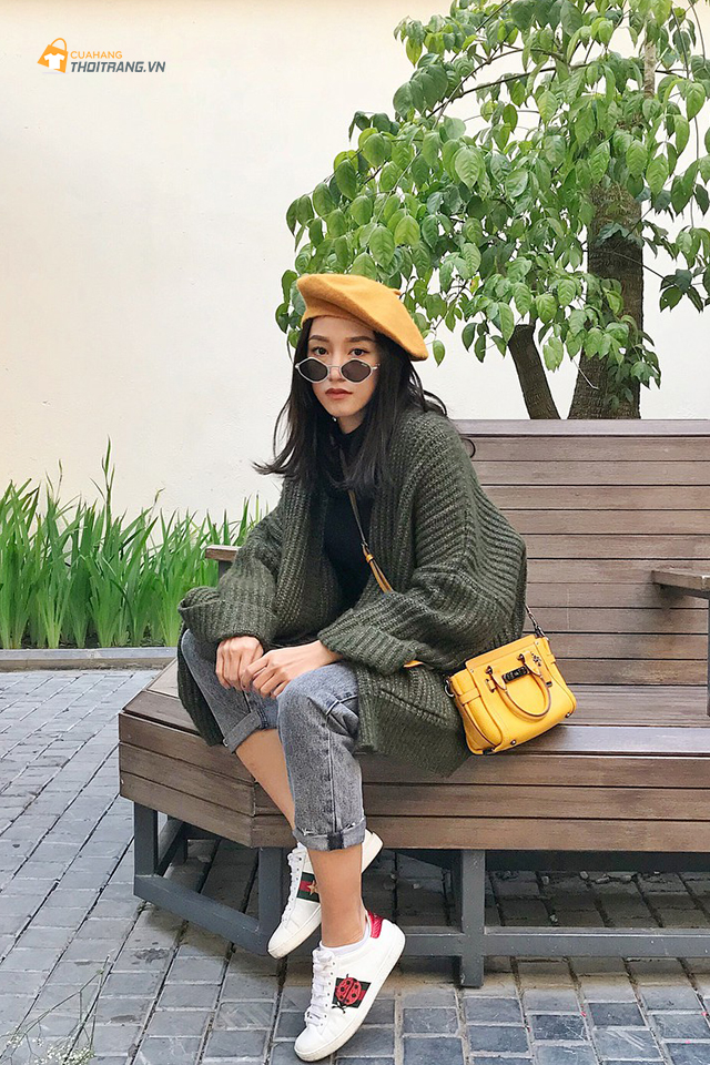 Phụ kiện màu vàng mù tạt
